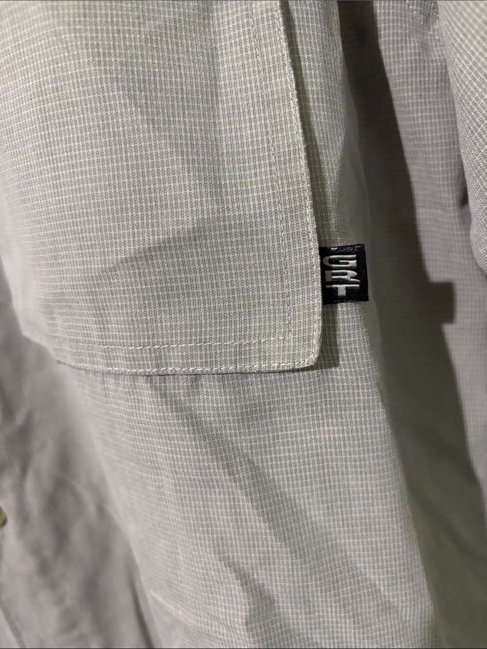 Columbia Short Sleeve  L Shirt - Sage Green vintage fishing lightweight packable - Picture 3 of 6